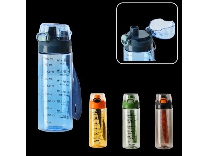 FĽAŠA 500 ML NA VODU S VZORMI *6393 1ks