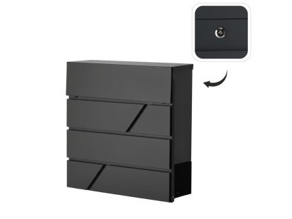 POŠTOVÁ SCHRÁNKA „NOVA“ 37 x 37 x 10,5 CM *4569