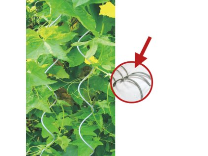 HLINÍKOVÁ ŠPIRÁLOVÁ TYČKA 10 MM x 120 CM *8075