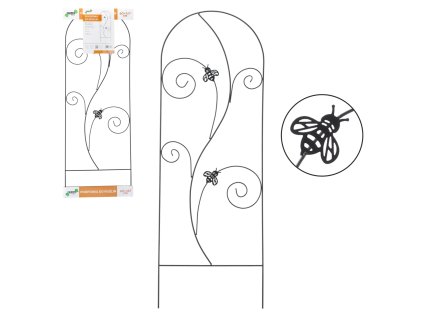 MREŽA / PODPORA PRE RASTLINY 60 x 167 CM ČIERNA *1916
