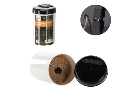 JUTOVÝ ŠNÚR 100 M V TUBE S NOŽÍKOM *4519