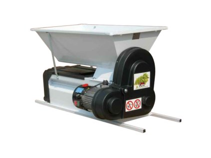 DRVIČ + ODSTRÁŇOVAČ STOPIEK NA HROZNO 90 x 50 CM ELEKTRICKÝ -1500 KG/H