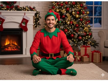 5-DIELNY KOSTÝM MUŽSKÉHO ELF.