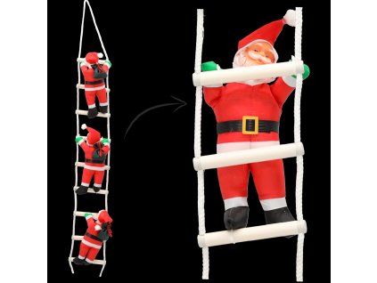 3 MIKULÁŠI VSTUPUJÚCI PO REBRÍKU 30 CM *6468