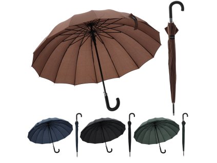 POLOAUTOMATICKÝ DÁŽDNIK. KLASICKÝ MIX FARIEB priemer 110 CM