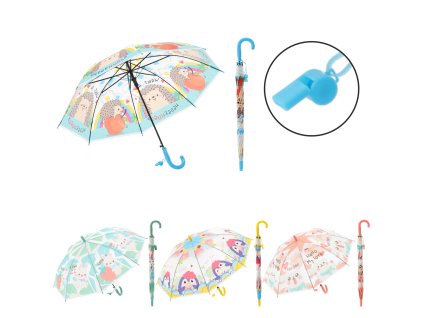 POLOAUTOMATICKÝ PARASOL KLASICKÝ MALÝ MIX VZOROV dia 83 CM