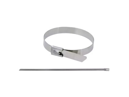 Nerezové viazacie pásky DEDRA 11NB8521, 7,9 × 520 mm, 20 ks