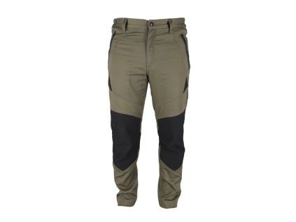 Pracovné nohavice slim s elastanom, khaki/čierne, M/50 DED-BH46SP-M