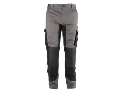 Pracovné nohavice s elastanom, pružné DEDRA BH54SP-LD, veľkosť LD/54, 240g/m?, šedé