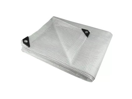 Krycia plachta priehľadná vystužená DEDRA N09035, 3 × 5 m, 100 g/m?