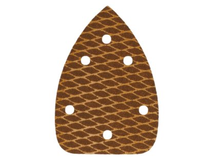 Delta brúsny papier Anti-clog #60, 140x140x80mm, suchý zips, 5ks, DEDRA DED7941R01