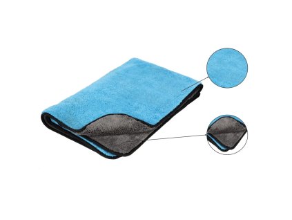 Uterák z mikrovlákna na sušenie auta DEDRA 2001A32, rozmery 60x90 cm, gramáž 700 g/m?