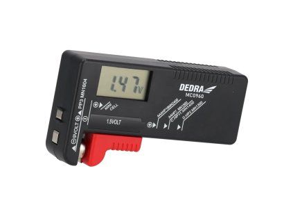 Tester batérií 1,5 V, 3,7 V a 9 V DED-MC0960