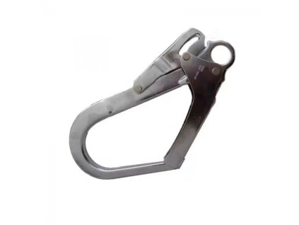 Oceľová karabína s dvojitou poistkou DEDRA BHSZ18, 60 mm