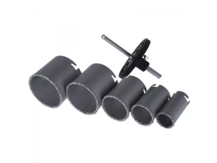 Sada karbidových vykrajovačiek a vrtákov DEDRA DED1517