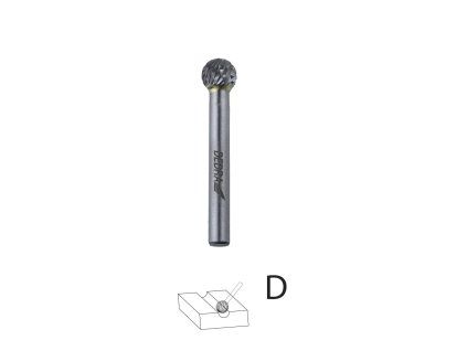 Fréza DEDRA 07F633, 10 mm, 6 mm DED-07F633