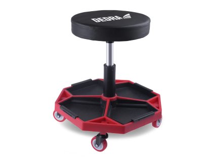 Pracovná stolička na kolieskach, DEDRA N1500, 4 tácky