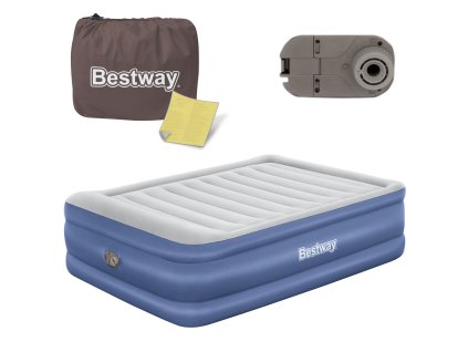 Dychateľný matrac 203x152x61 cm s integrovanou elektrickou pumpou Bestway 67690