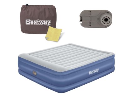 Dúchací matrac 203 x 193 x 56 cm s integrovaným elektrickým čerpadlom Bestway 67692
