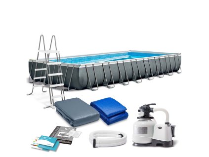 Záhradný bazén s pegom 975 x 488 x 132 cm 8v1 INTEX 26374