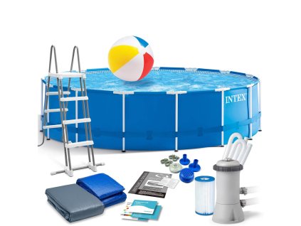 Záhradný bazén s kovovou konštrukciou 457 x 122 cm 12v1 INTEX 28242