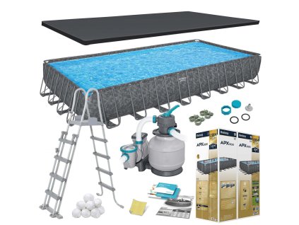 Záhradný nafukovací bazén 956 x 488 x 132 cm 11v1 Bestway 561KJ