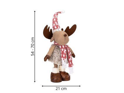 Vianočná ozdoba sob, 80 cm S-CA1483