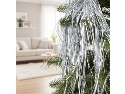 CA1547 VÁNOČNÁ OZDOBA ANJELSKÉ VLASY STRIEBORNÁ