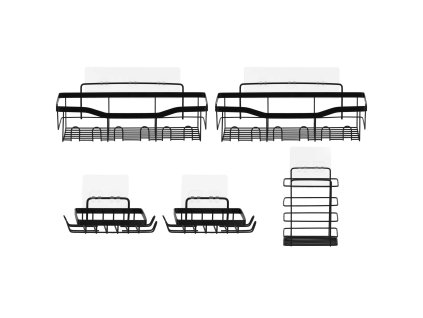 Súprava políc HA7543, 5 ks.