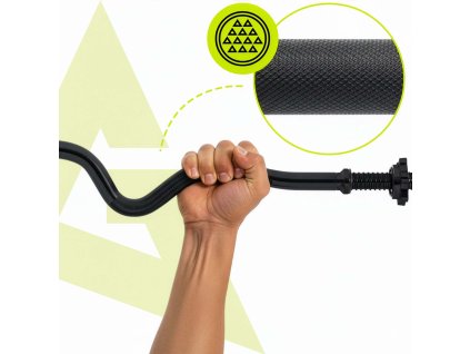 ACT0009 GRIFFIN OHYB ČIERNY 120 CM, 25 MM