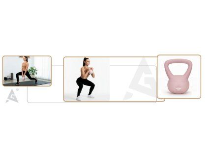 Mäkký kettlebell 2 kg S-ACT0062