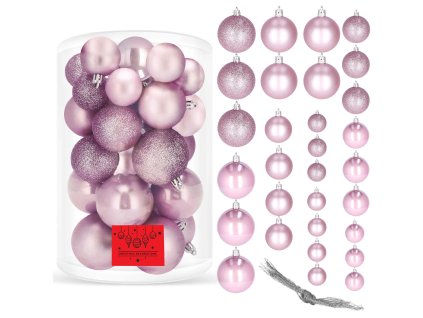 Vianočné ozdoby CA1554 4/5/6 cm 30 ks.