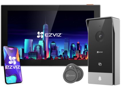 HP5 - IP videovrátnik 2-vodičový, WiFi, čítačka príveskov - EZVIZ