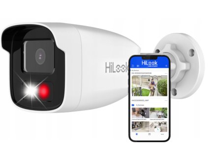 IPCAM-B2-50DL - IP tubová kamera 2Mpx, 4mm, Mikrofón, Smart Hybrid Light - Hilook od Hikvision