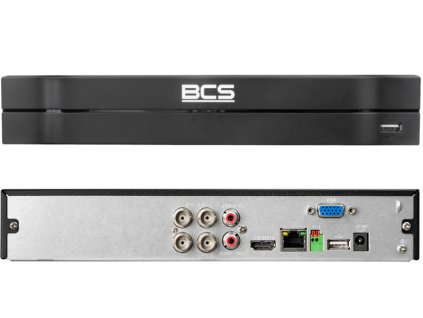 BCS-L-XVR0401-4KE(5) - 4-kanálový 5v1 rekordér, až 8Mpx, 1x HDD, Ai - BCS LINE