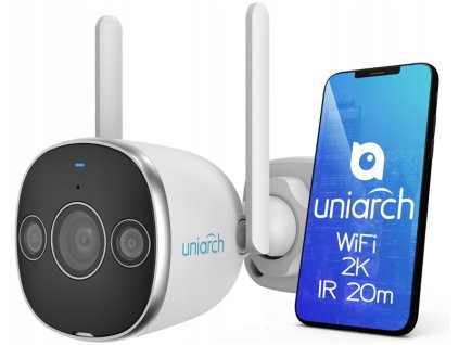 Uho-B2D-M3F3D - Externá WiFi kamera, 3Mpx, Dual Light, Mikrofón, Reproduktor, AI - Uniarch od Uniview