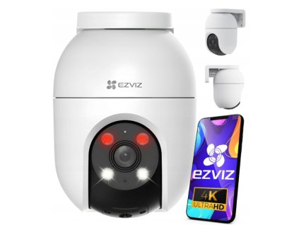 C8c 4K - Otáčaná WiFi kamera 8Mpx 4K, Dvojité osvetlenie 30m, Autotracking, Audio - EZVIZ