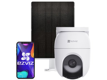 CB8 Lite 2K+ KIT - WiFi otočná kamera 4Mpx, solárny panel 5W, dvojité svetlo, AoV 2.0 - EZVIZ