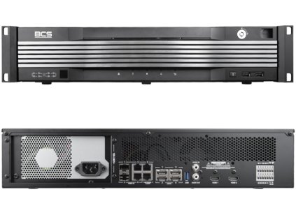 BCS-U-NVR6408R-A-4K - 64-kanálový IP rekordér, až 12Mpx, 2x12TB (vnútorné), RAID - BCS Ultra