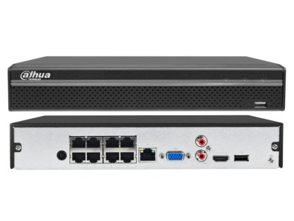 NVR4108HS-8P-4KS3 - IP rekordér 8-kanálový, až do 12Mpx, 4K, 8xPoE, SMD - DAHUA
