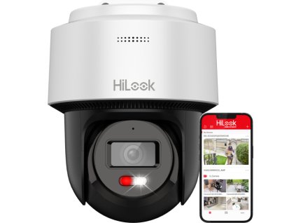 PTZ-N2C600M-DE - IP otočná kamera 6 Mpx, 2,8 mm, Smart Hybrid Light, Autotracking Lite, Audio - Hilook od Hikvision