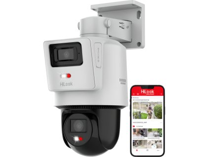 PTZ-N2D400M-DE/14 - IP otočná kamera TandemVu 4Mpx+4Mpx, 2.8mm + 8mm, Smart Hybrid Light - HiLook od Hikvision