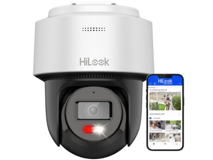 PTZ-N2MP-P - Otočná IP kamera 2Mpx, 2.8mm, Smart Hybrid Light, Audio, Autotracking Lite - Hilook od Hikvision