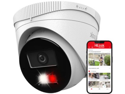 IPC-T240HA-LU - IP kopulová kamera 4Mpx, 2.8mm, Mikrofón, Smart Hybrid Light, MD2.0 - Hilook od Hikvision