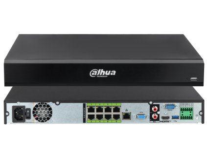 NVR5208-8P-XI/Pro - IP rekordér 8-kanálový, až 32Mpx, 8x PoE, 2x HDD, AI Xinghan - Dahua