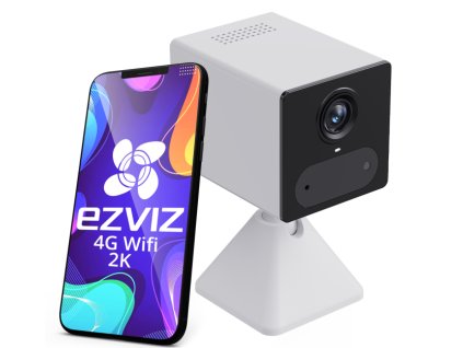 CB2 2K - Vnútorná kamera 2K na SIM kartu, WiFi, 4G, FullHD, audio, IR 5m - EZVIZ