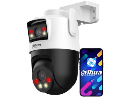 P5D-5F-PV - WiFi otočná kamera 2x 5Mpx Picoo Dual, 2.8mm+6mm, inteligentné dvojité osvetlenie, automatické sledovanie - Dahua