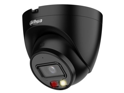 IPC-HDW2449T-S-IL-0280B-ČIERNA - IP dome kamera 4Mpx, 2.8mm, Smart Dual Illumination, WizSense, Mikrofón - DAHUA