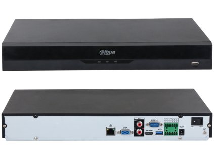 NVR5208-EI - IP rekordér 8-kanálový, až 32Mpx, 2xHDD, 1xRS-232, 1xRS-485, H.265+, Ai - DAHUA