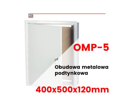 OMP-5 - Kovový podomietkový kryt 400x500x120mm